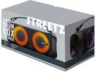 STREETZ BT Boombox 2x4 W CMB-100 Black,AUX,USB flash,LED (7333048057464)
