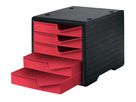 STYRO Styroswingbox 275-8430.229 noir/cranberry 5 tiroirs (7612176086394)
