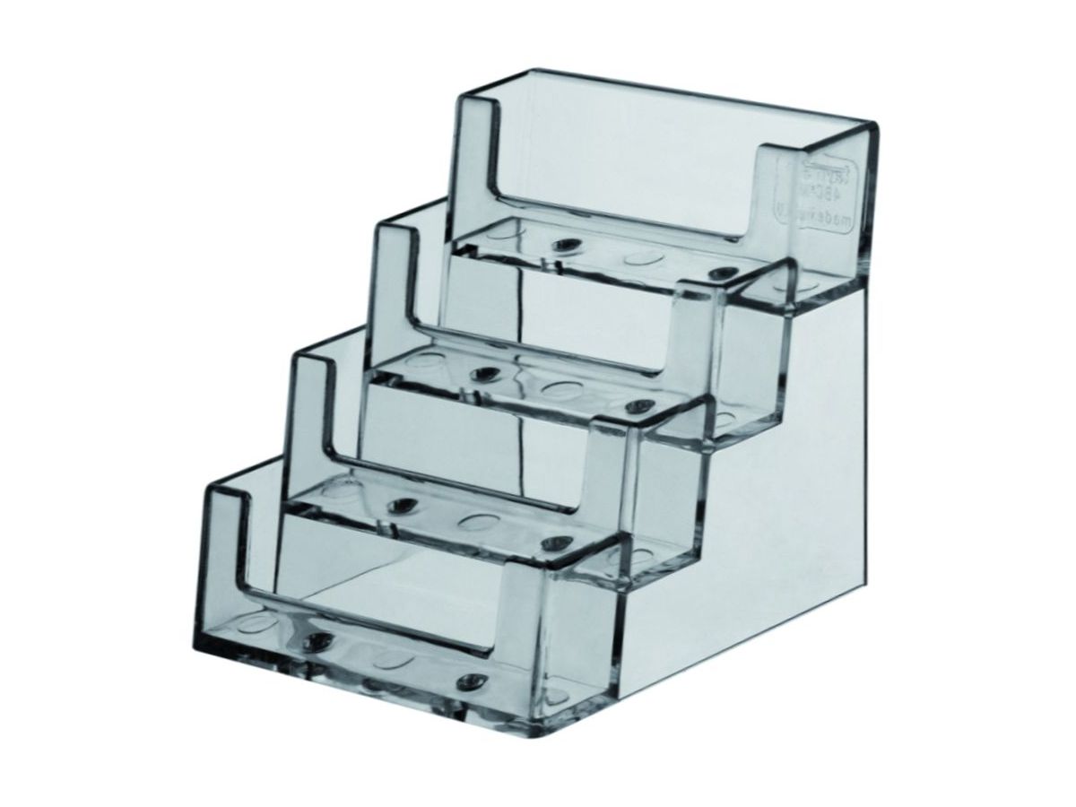 BOOFFICE Visitenkartenhalter ST-PRO156 mit 4 Fächern (4011432211564)