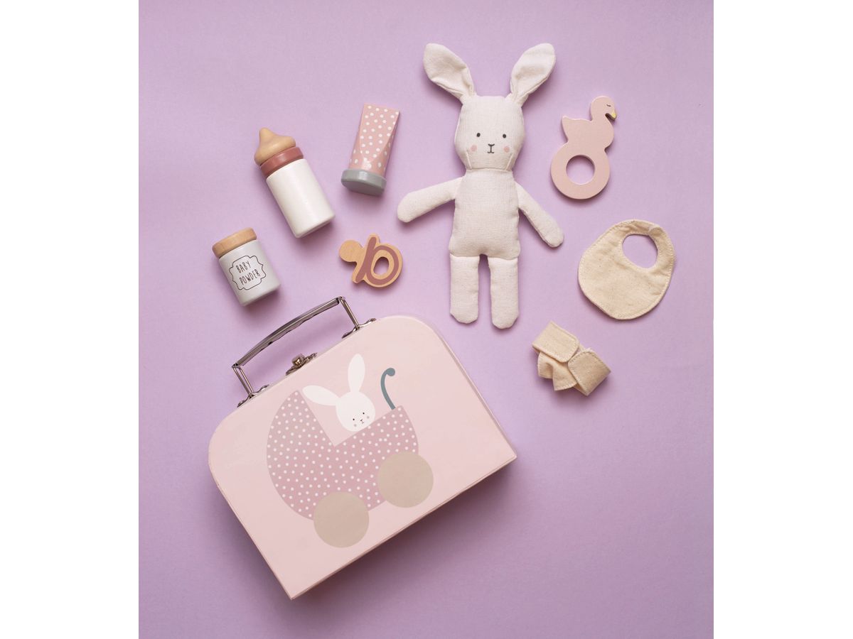 JABADABADO Baby bag bunny 19x13x7cm W7204 (7332599072049)