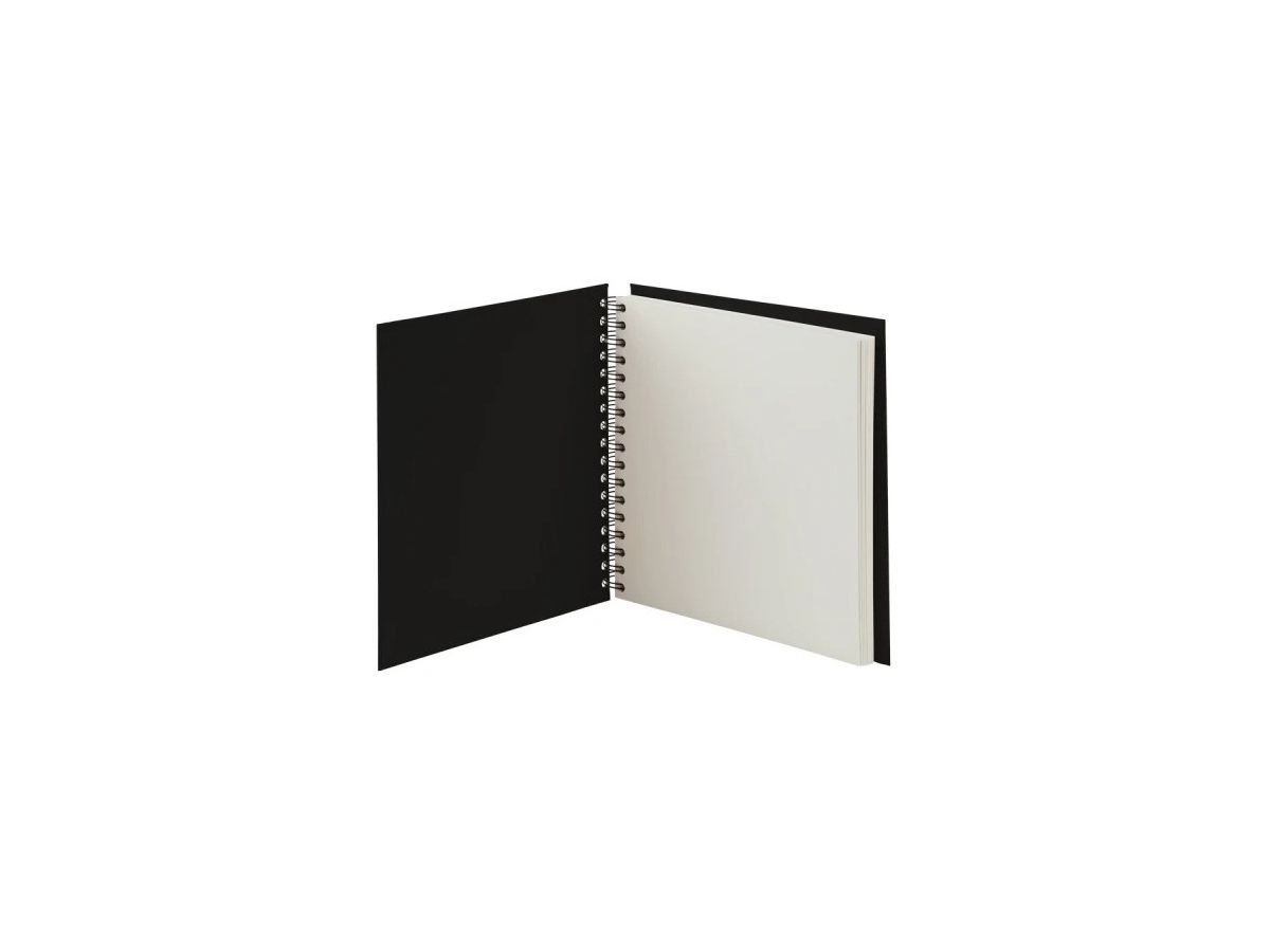 RÖSSLER Fotoalbum 1329452707 29x29cm, schwarz/schwarz (4014969223994)