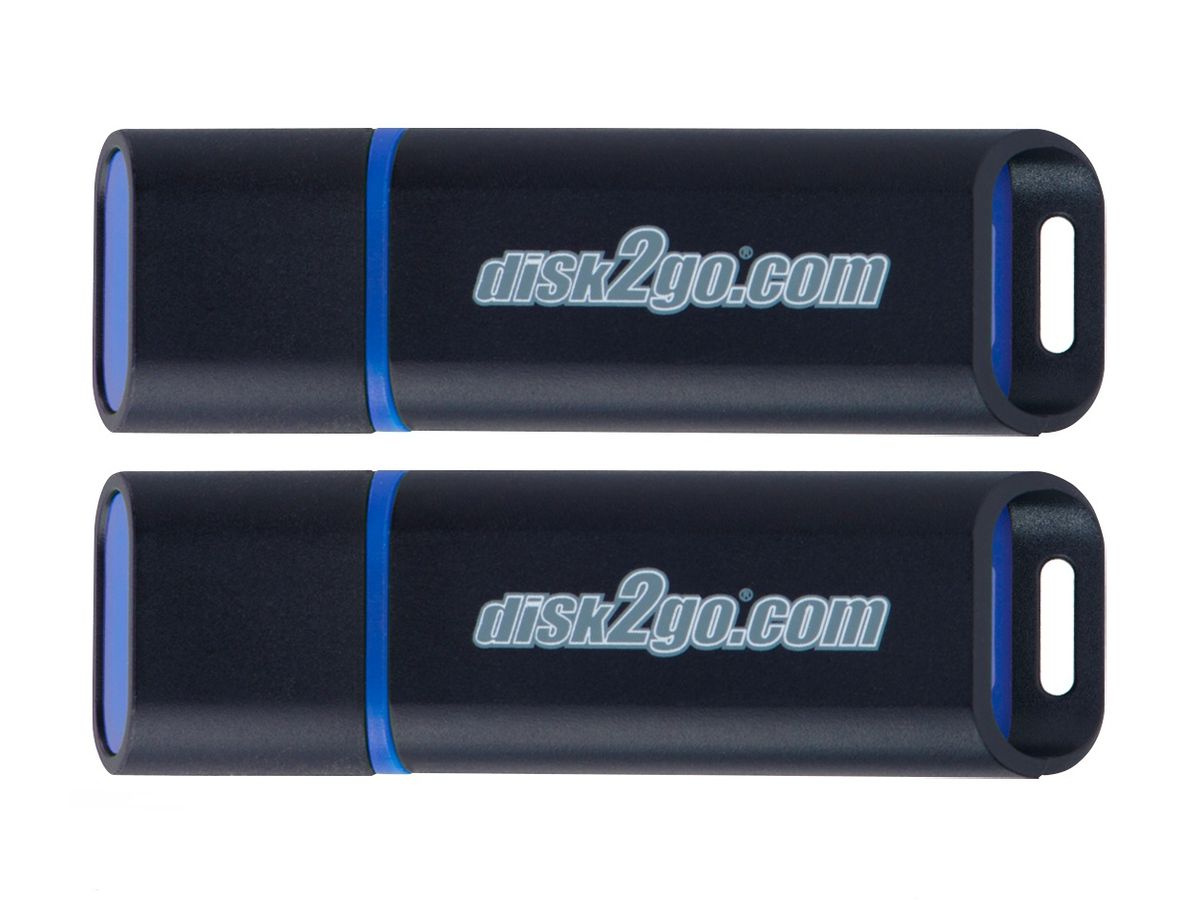 DISK2GO USB-Stick passion 32GB 30006501 USB 2.0 double pack (7640111168256)