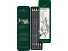 FABER-CASTELL Crayon Graphite Aquarelle 117805 metallic box 5 pcs. (4005401178057)