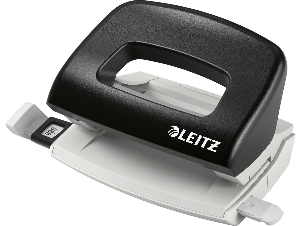 LEITZ Bürolocher NewNeXXt 0.8mm 50580095 schwarz 10 Blatt (4002432310661)