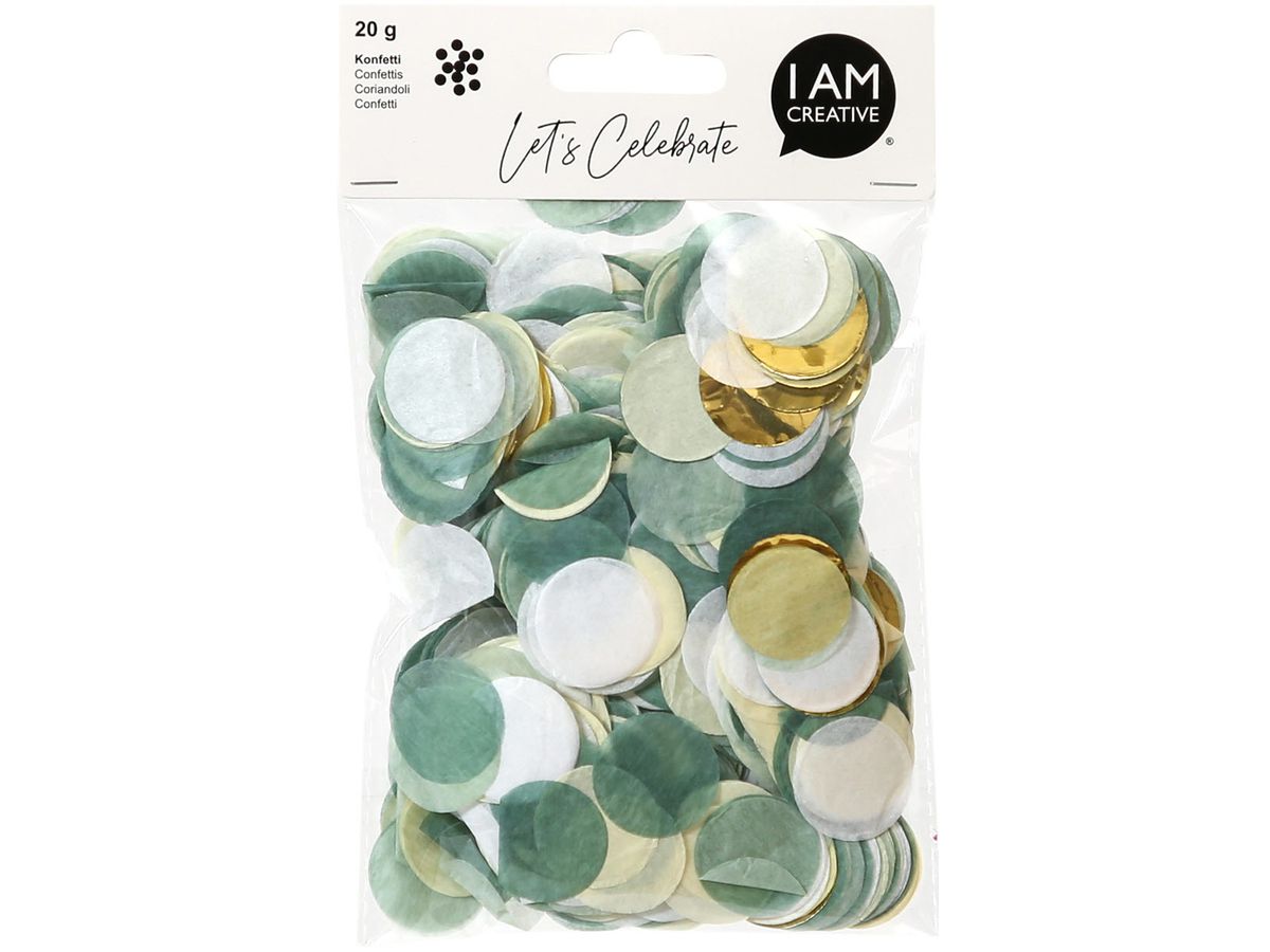 I AM CREATIVE Konfetti, mint mix 6010.391 20g (7611983208494)