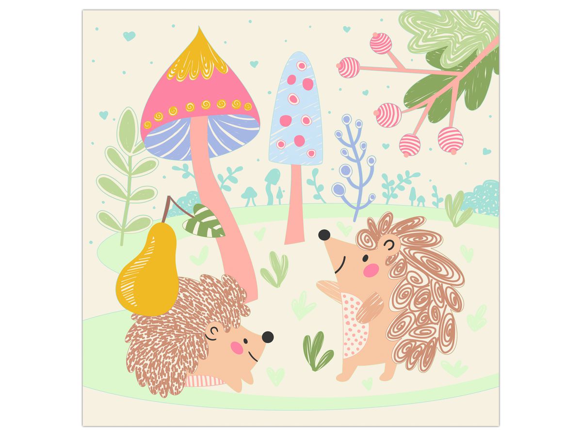 URSUS Immagini magiche da grattare 24560003F Amici della foresta, 21x21cm (4008525256922)