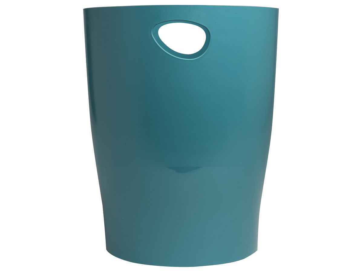 EXACOMPTA Panier à papier Ecobin 15lt 45334D bleu pacifique (9002493453340)