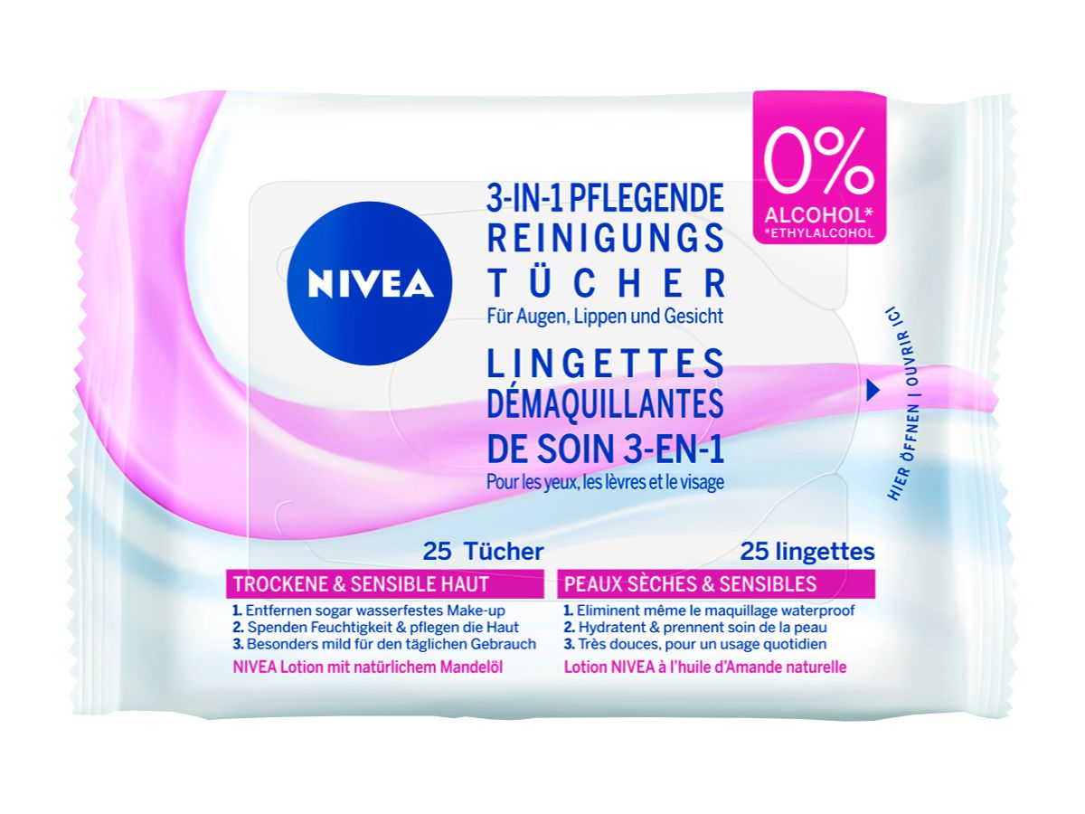 NIVEA Visage Reinigungstücher 6743 25 pezzi (4005808195503)