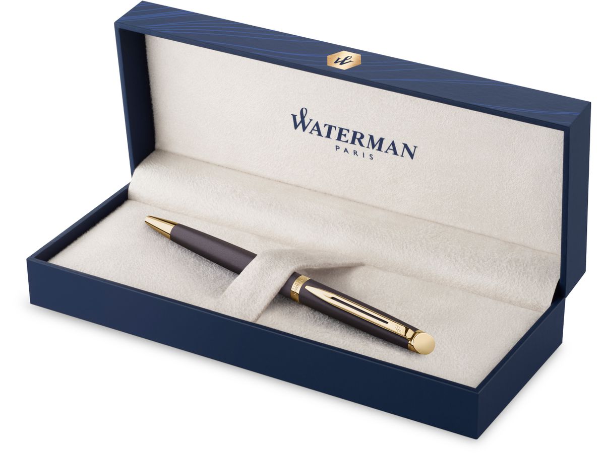 WATERMAN Kugelschreiber Hémisphère M 2217942? Understated Ed. Metal Black (3026982179425)