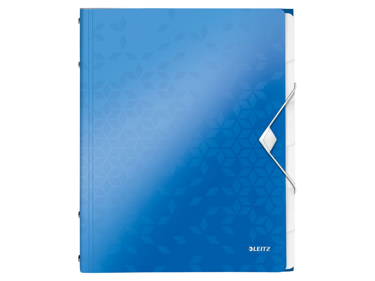 LEITZ Dossier archivio WOW PP A4 46330036 blu 6 scomp. (4002432106219)