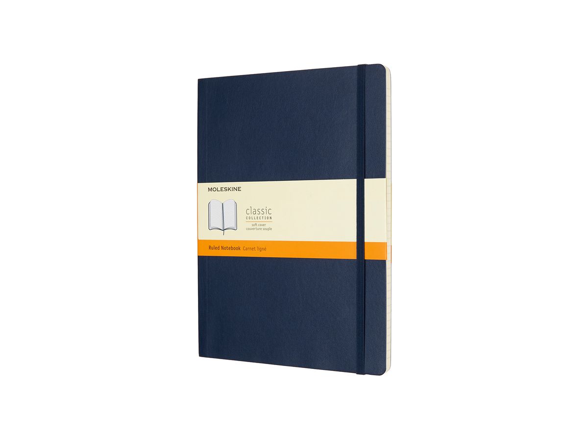 MOLESKINE Taccuino XL 854771 rigato,Soft Cover,sapphire (8055002854771)