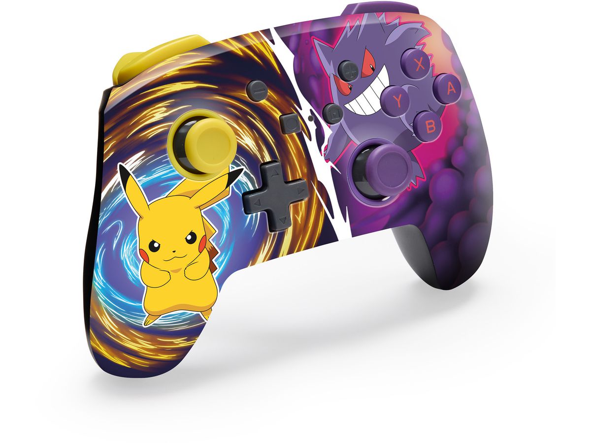 POWER A Enhanced Wireless Ctrl. NSGP0420-01 NSW, Pikachu vs. Gengar (0617885133411)