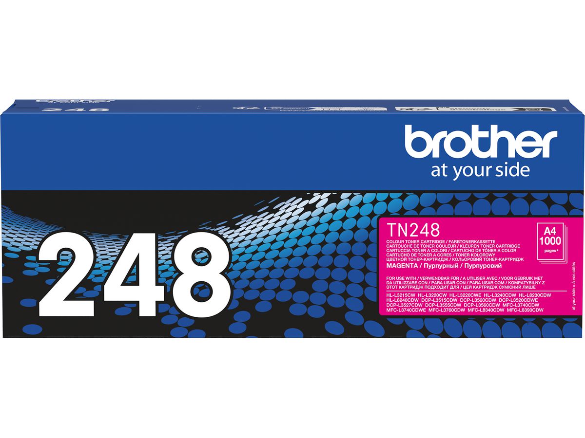 BROTHER Toner magenta TN-248M HL-L8240CDW 1000 Seiten (4977766814058)