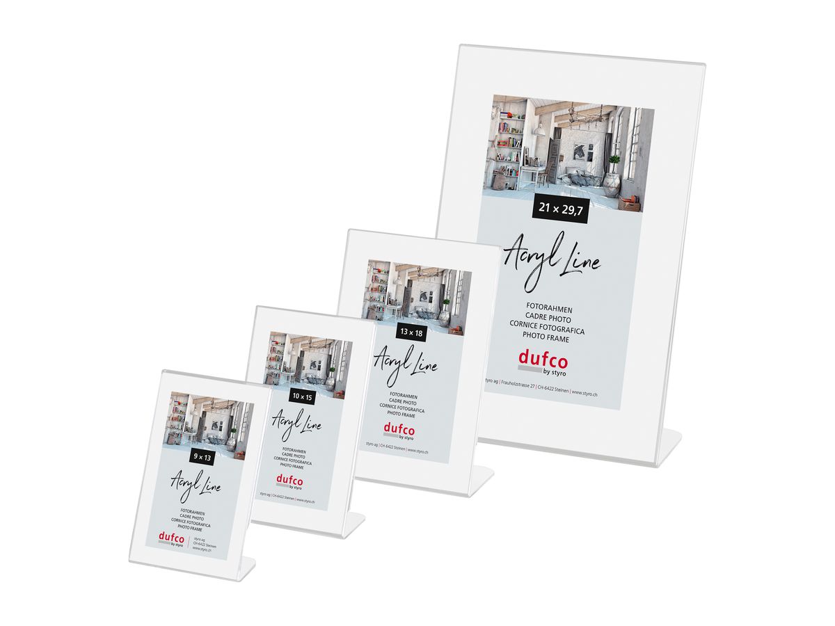 DUFCO Cadre acrylique 9x13cm 1420.60291 hoch (8710982501076)
