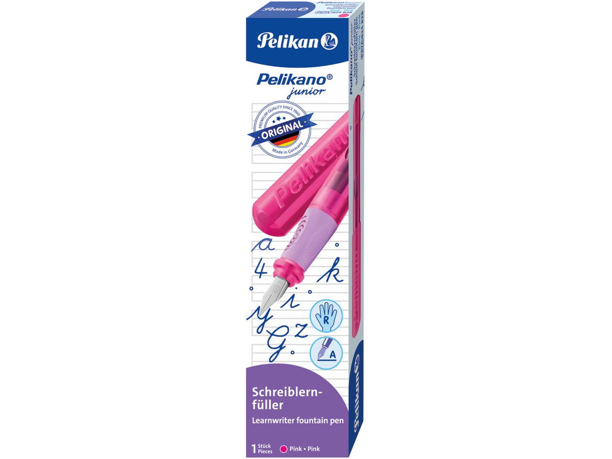 PELIKAN Füllhalter Pelikano Junior A 824828 pink, Rechtshänder (4012700824820)