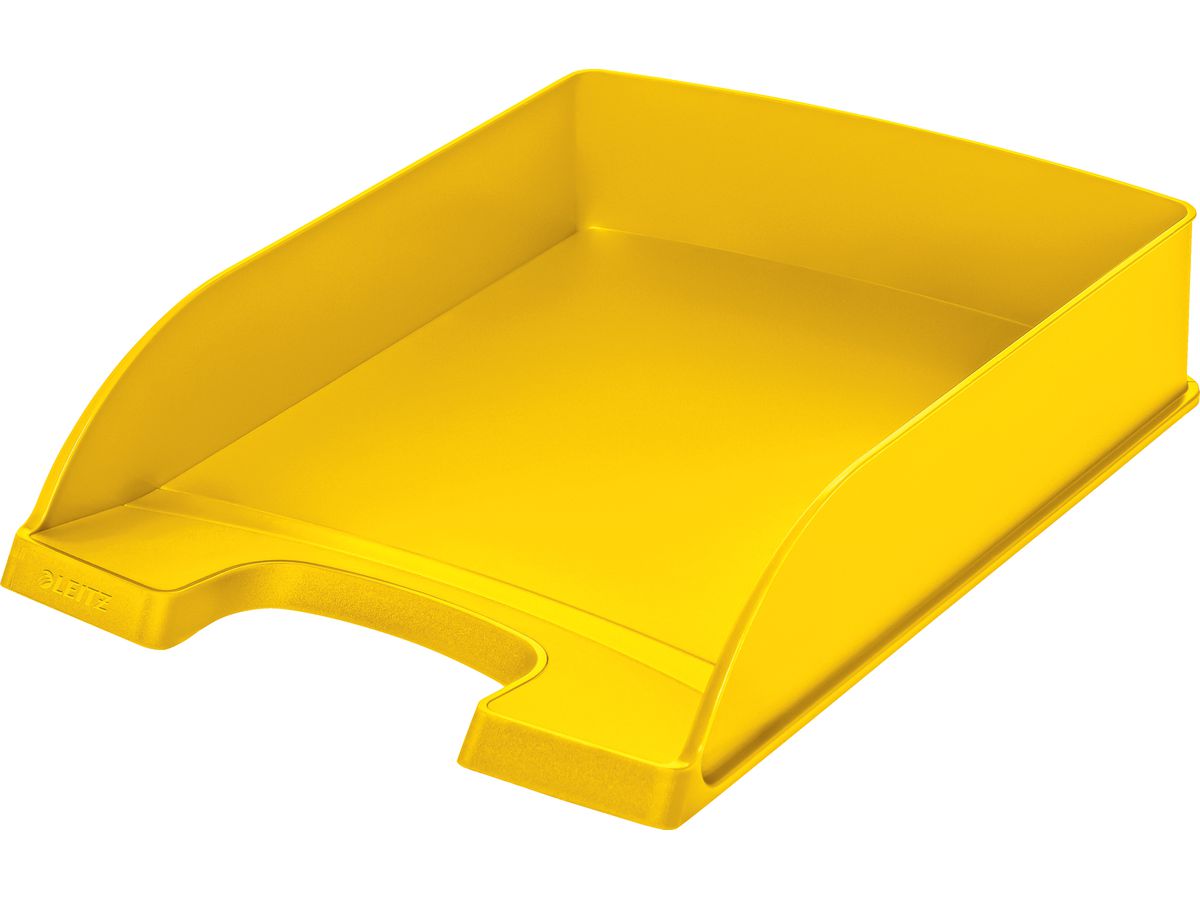 LEITZ Corbeille à courrier Plus A4 52270015 jaune (4002432311033)