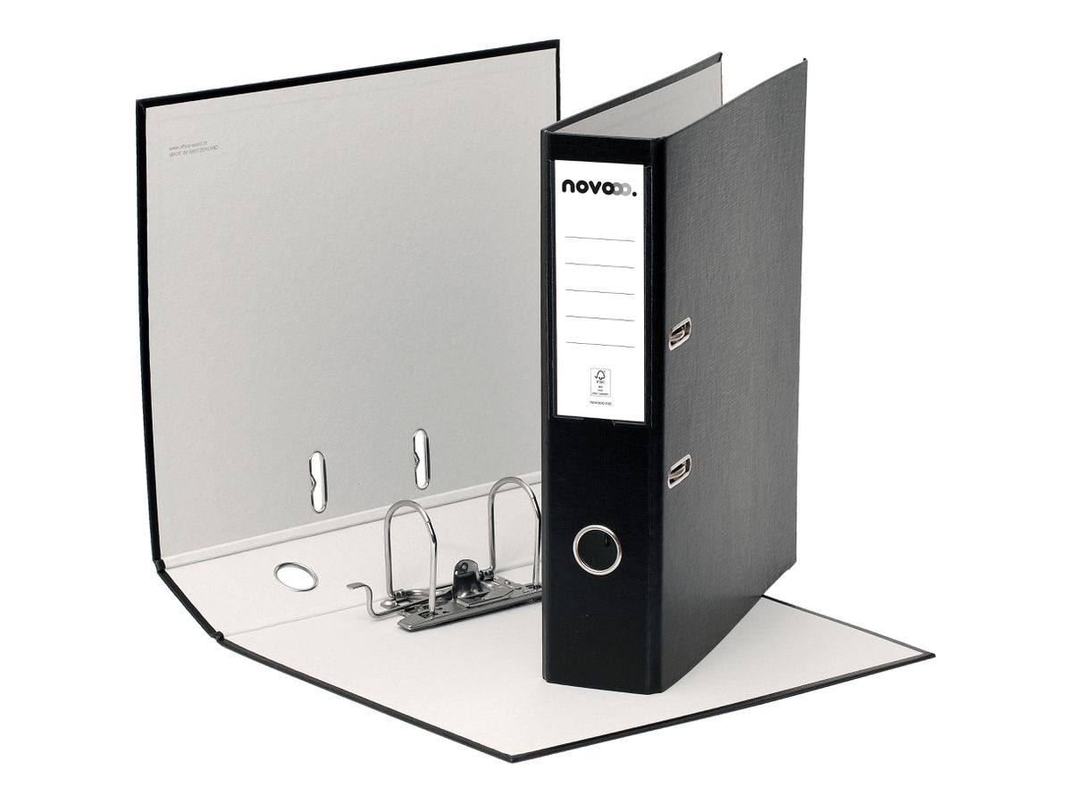NOVOOO Pro Ordner 7cm 10349702NO2U schwarz A4 (9010729080666)