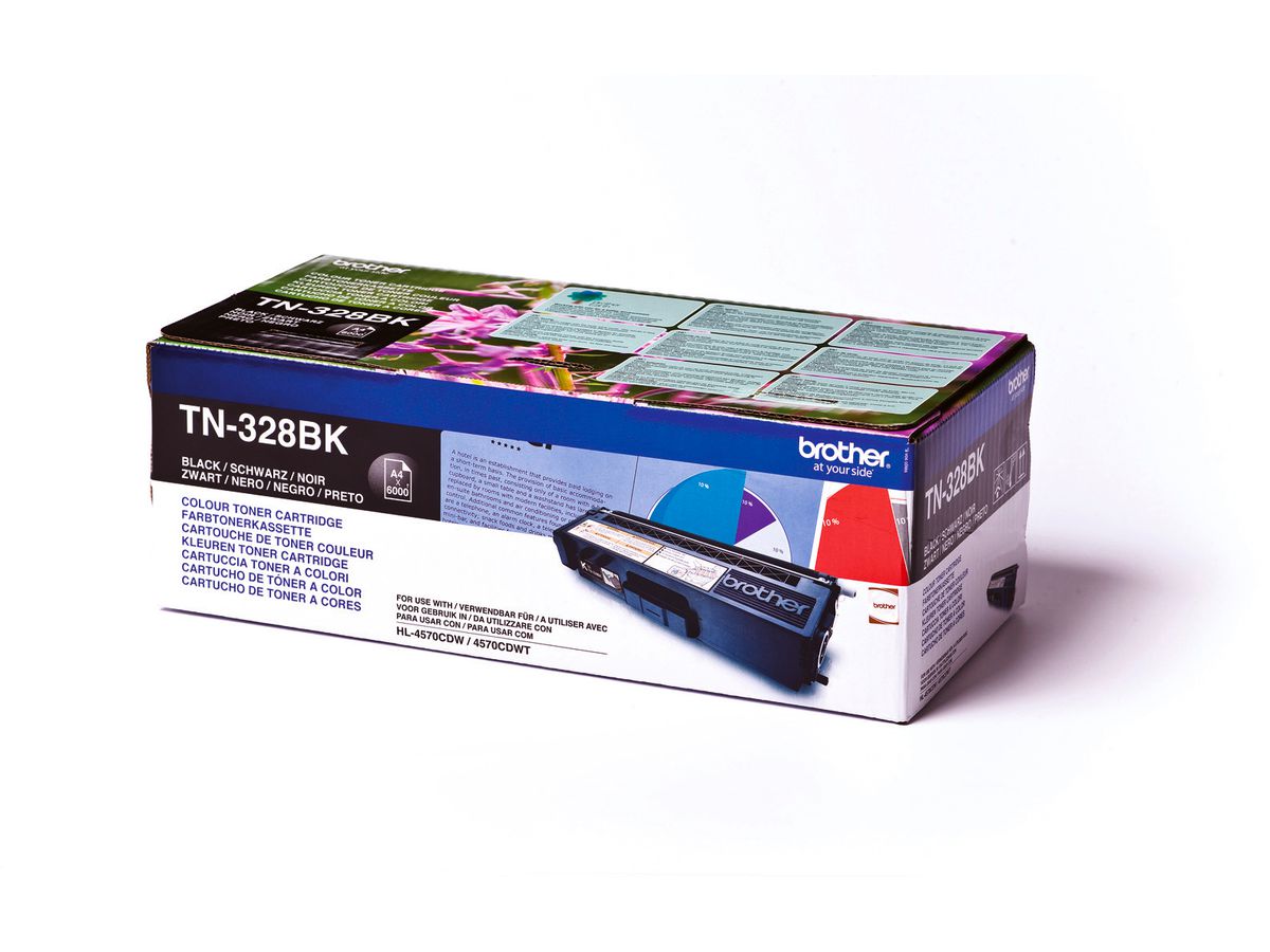 BROTHER Toner super HY nero TN-328BK HL-4570CDN 6000 pagine (4977766679428)