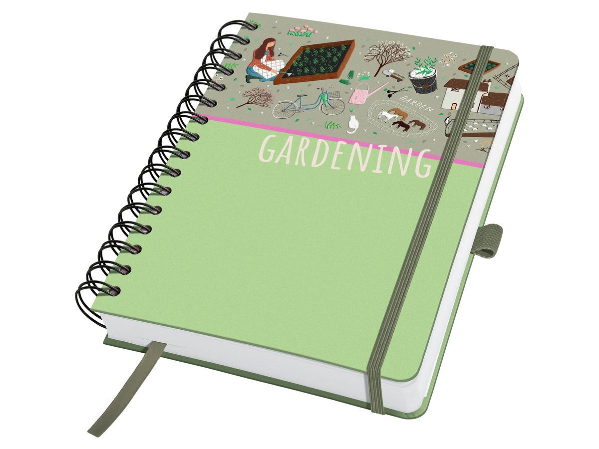 JOLIE Taccuino spirale JN654 Garden Love blanco 240 p. (4004360769634)