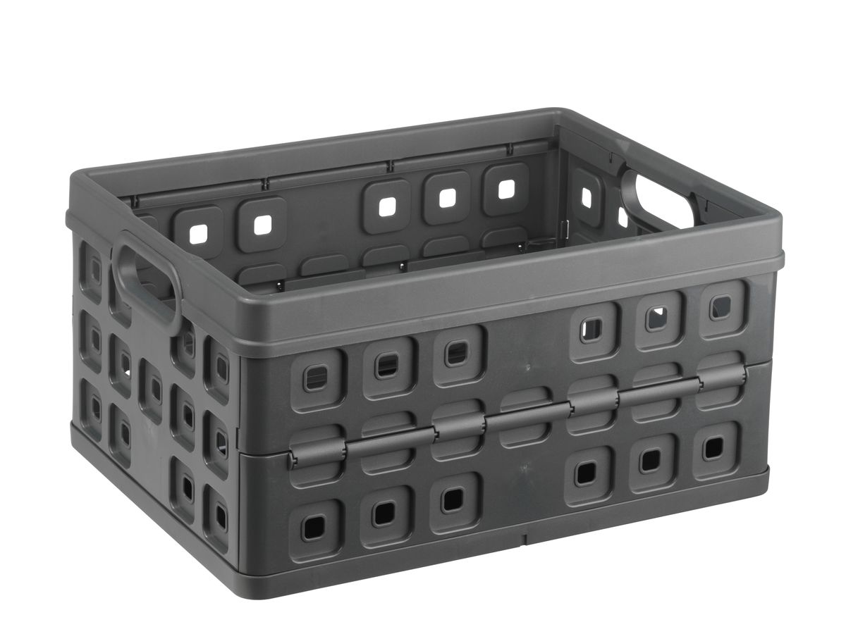 SUNWARE Boîte pliante 32lt 500.57000636.00 anthracite 49x36x24.5cm (8711112570061)