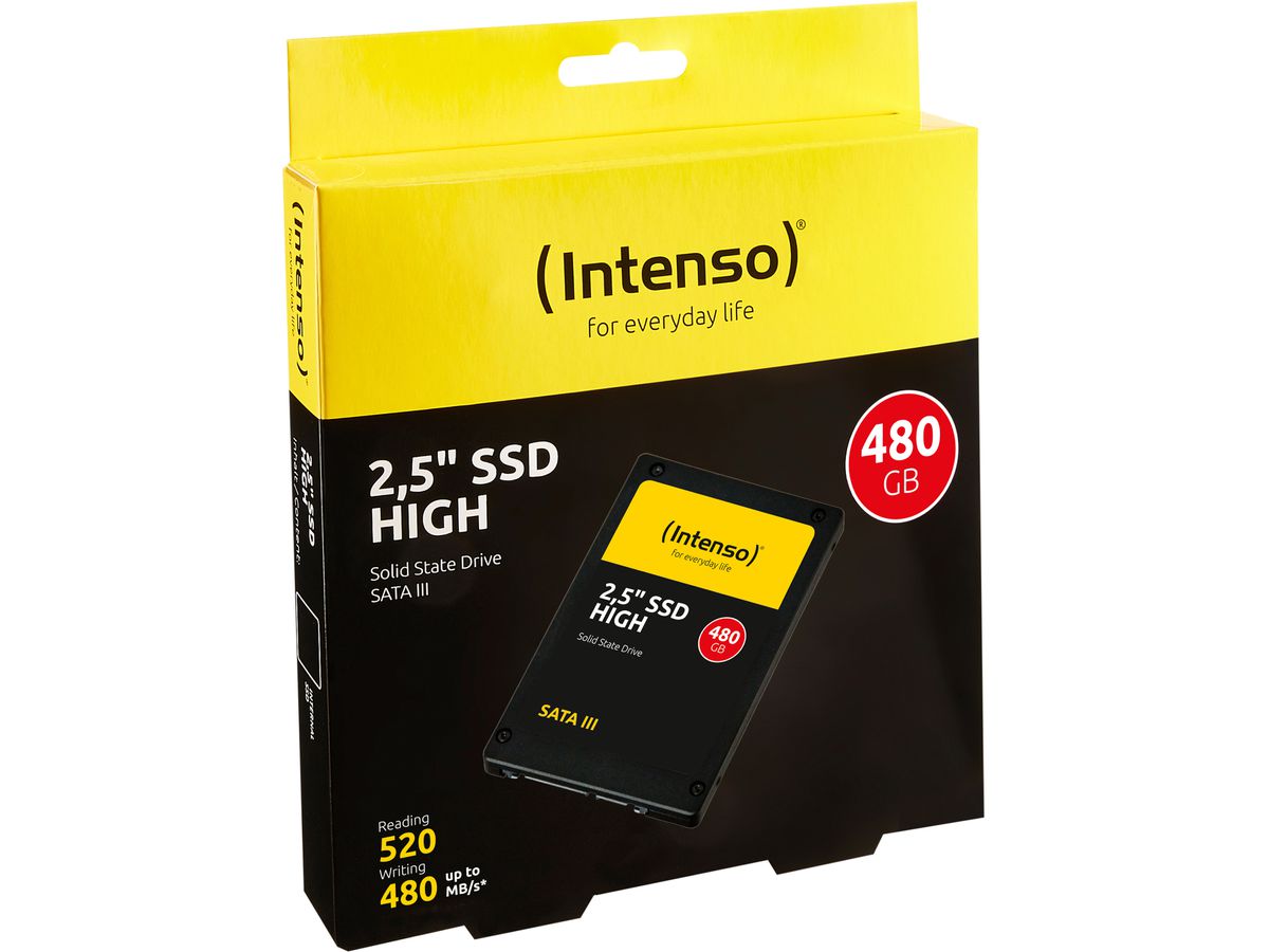 INTENSO SSD HIGH 480GB 3813450 Sata III (4034303023509)