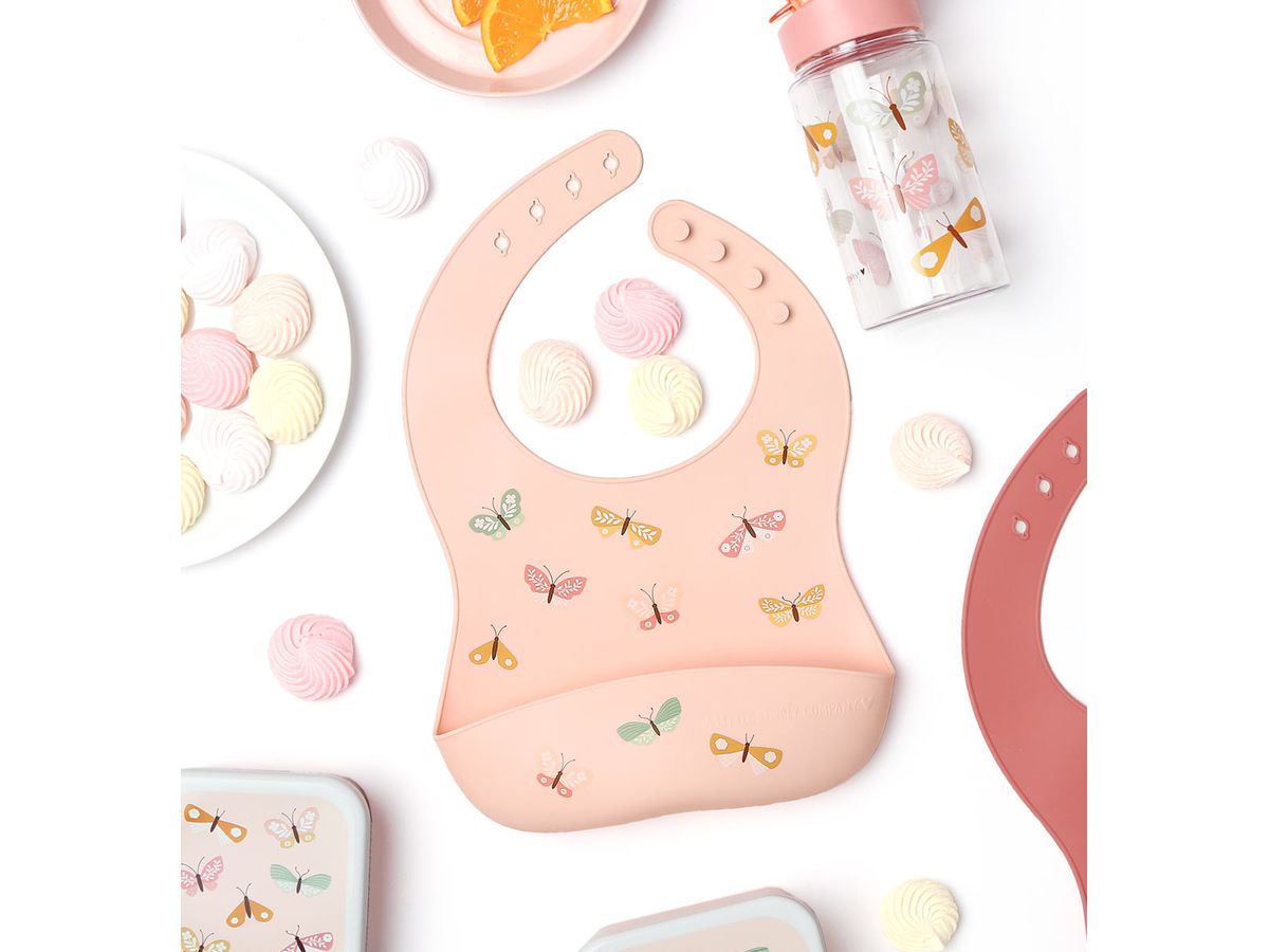 ALLC Bavoir en silicone 22x27cm SBBUPI05 Butterfly (8719715002637)