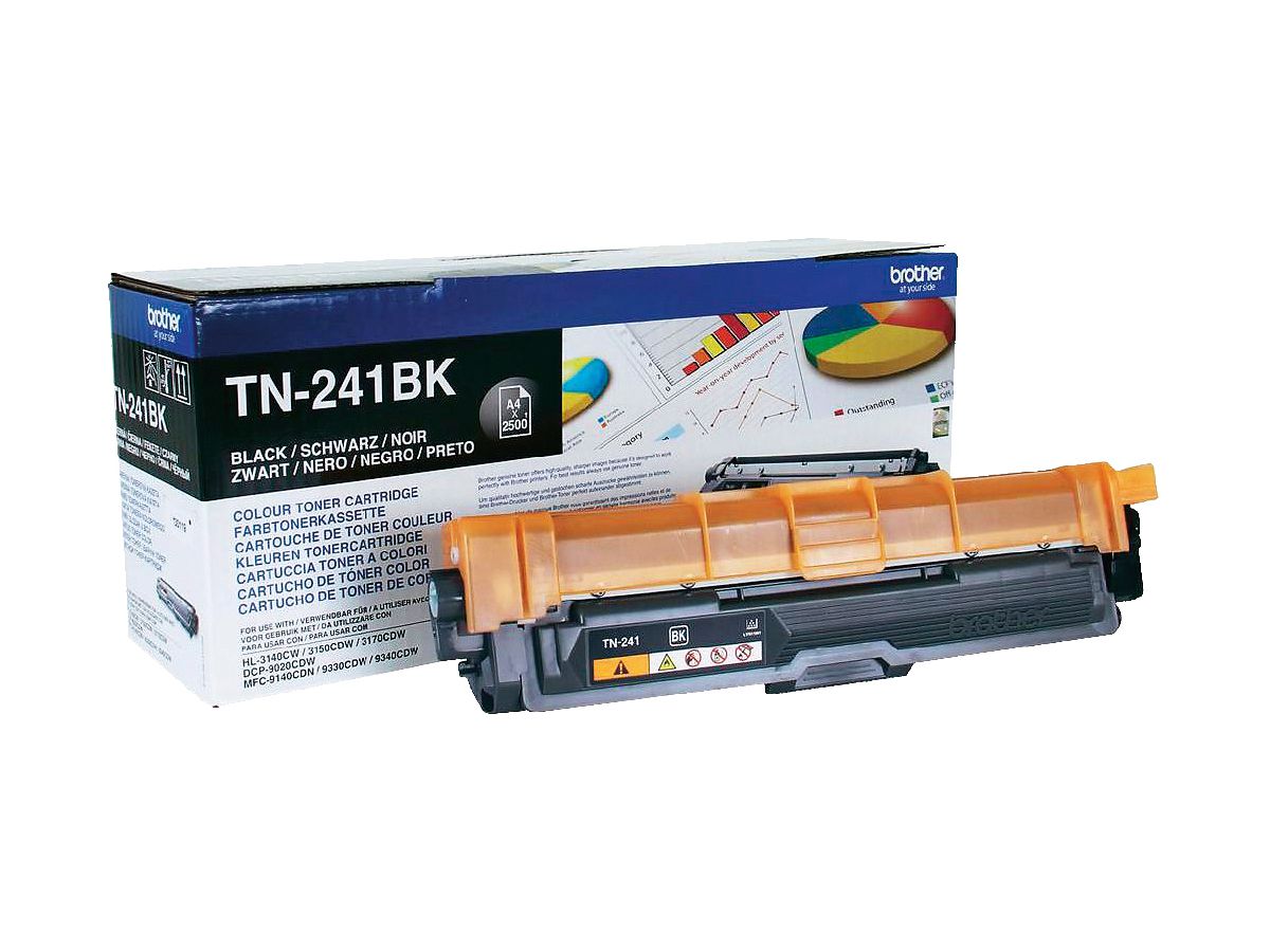 BROTHER Toner schwarz TN-241BK HL-3140/3170 2500 Seiten (4977766718387)