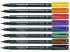 STAEDTLER Lumocolor permanent F 318 WP8 8 colori ass. (4007817323694)
