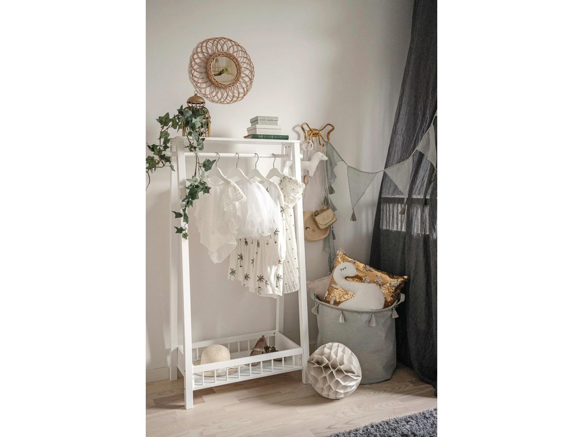 JABADABADO Clothes rail H13208 white (7332599132088)