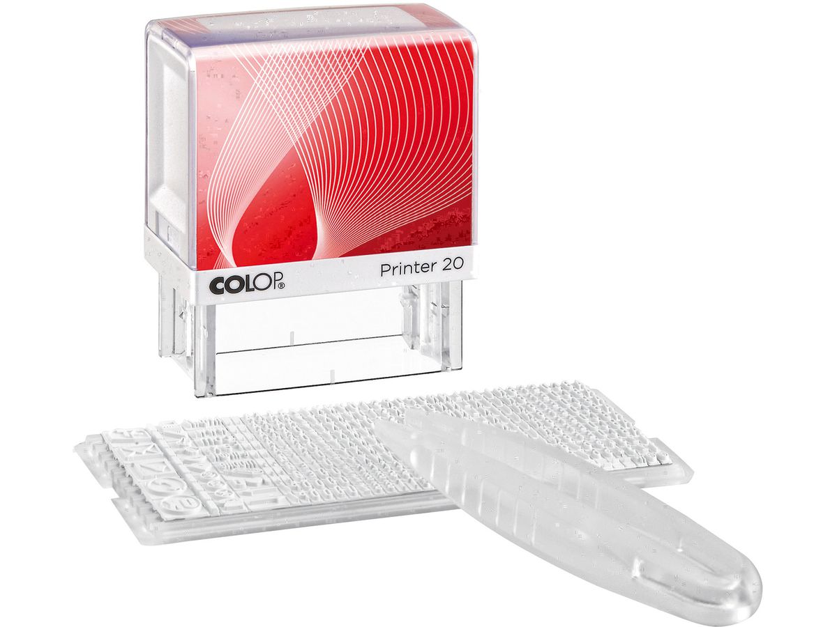 COLOP Stempel Set 20/1-SET 4 Zeilen 38x14mm (9004362393566)
