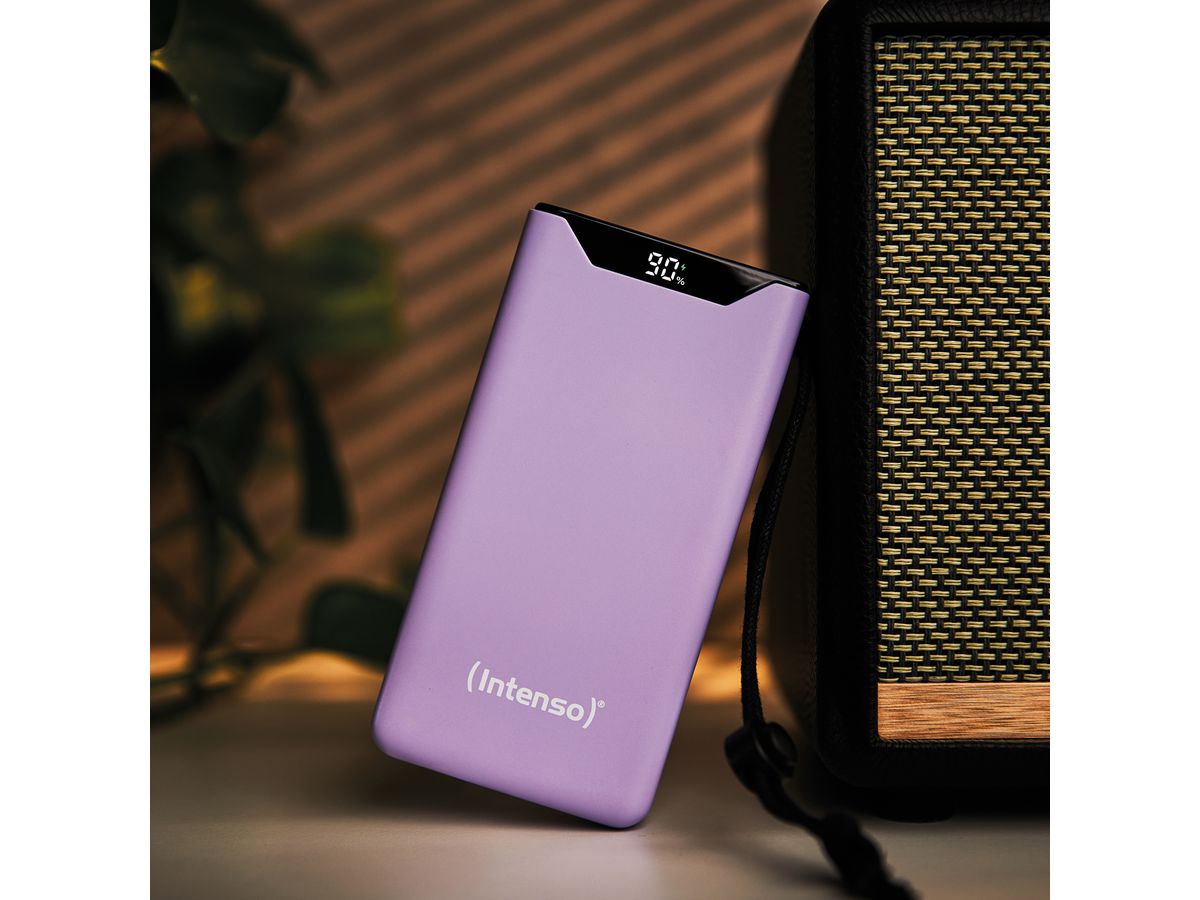 INTENSO Powerbank F20000, purple 7332053 20000 mAh, USB-A, USB-C (4034303036066)