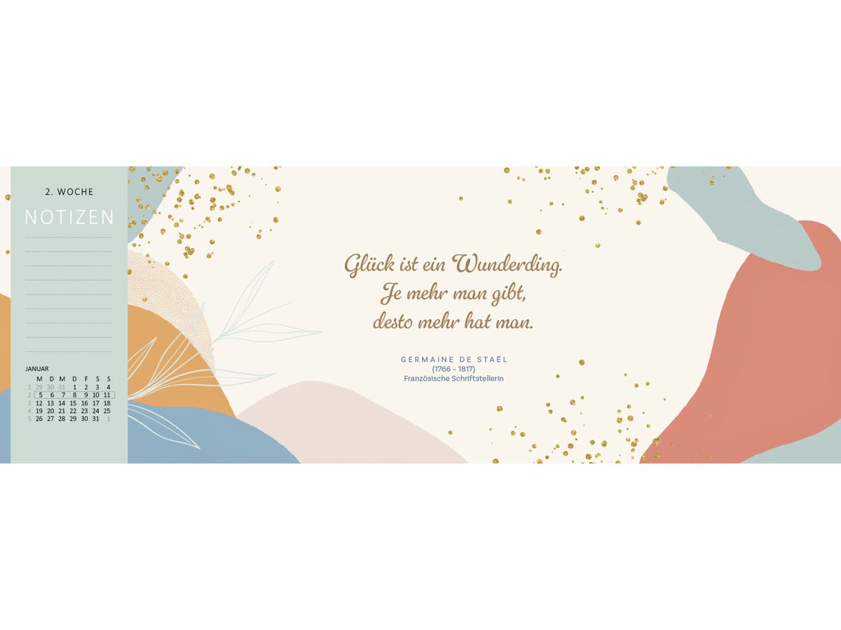 ARS EDITION Tischkalender 2026 13573 Kluge Frauen DE 29.7x11.5cm (4014489135739)