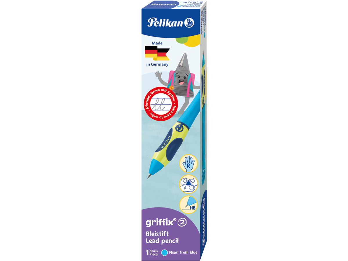 PELIKAN Matita Griffix HB 820509 neon fresh, droitiers (4012700820501)