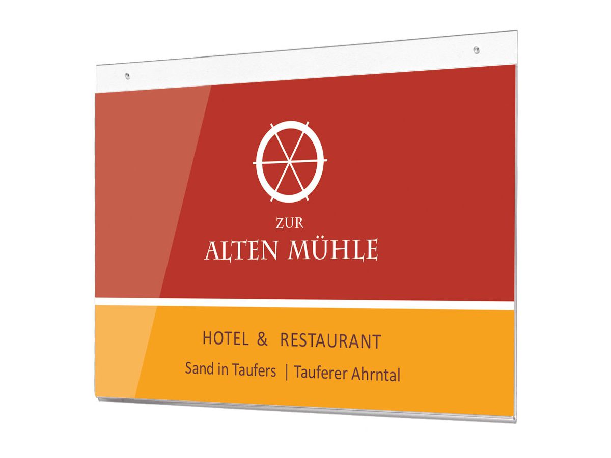 DEFLECTO Info Dislpay Classic Image A3 48000 transversal, montage mural (0079916480008)