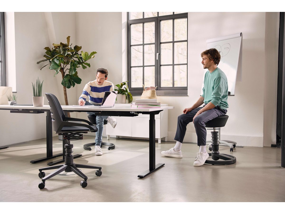 AERIS Chaise de bureau Numo Task 962WRSTBKCU2 pétrole/noir (4251814308066)