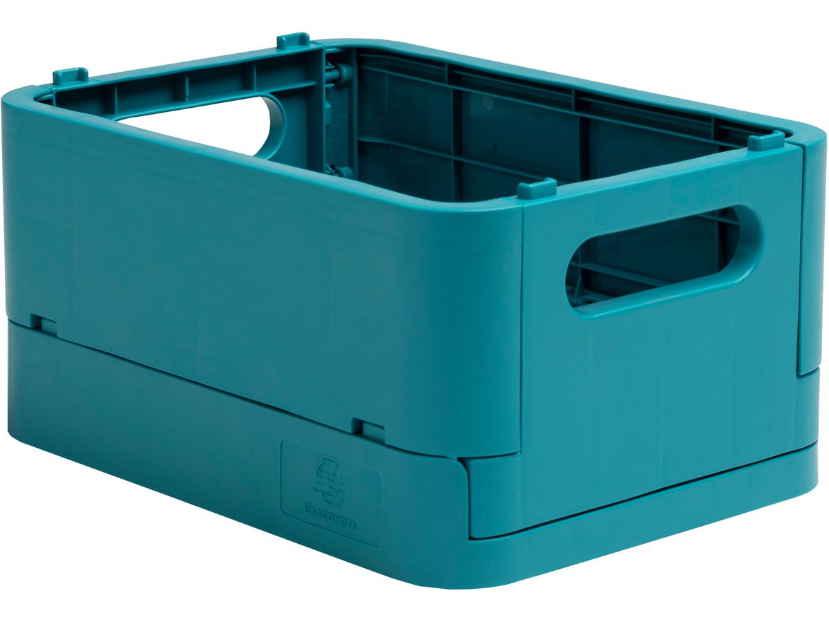 EXACOMPTA Klappbox Skandi A6+ 27034D Mini pazifikblau 185x35x135mm (9002493270343)