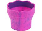 FABER-CASTELL Wasserbecher Clic&Go 181527 pink, für Pinsel (4005401815273)