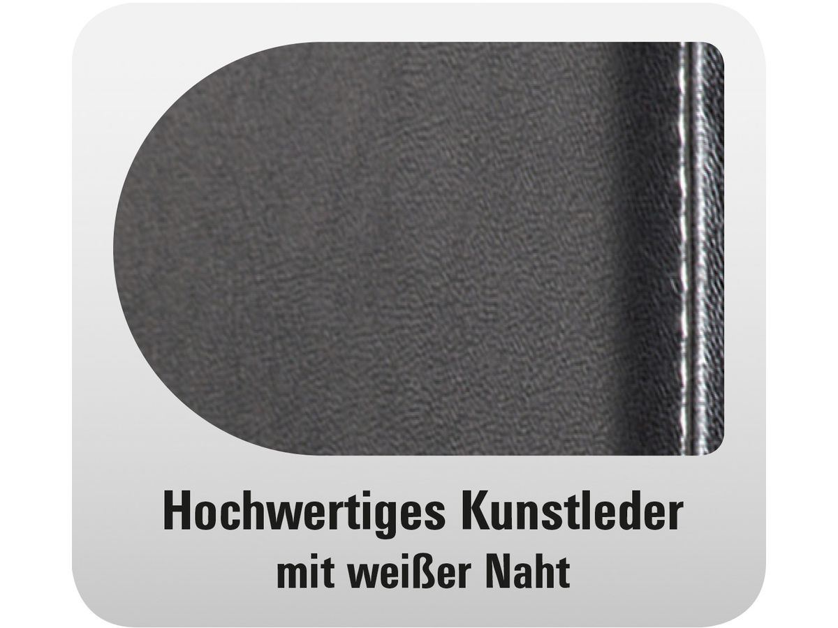 CHRONOPLAN Ringbuch Einsteiger Slim 50107Z.26 Kunstleder schwarz A5 (4004182501078)