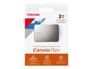 TOSHIBA HDD CANVIO Flex 2TB HDTX220ESCAA USB 3.2 2.5 inch warm silver (4260557513279)
