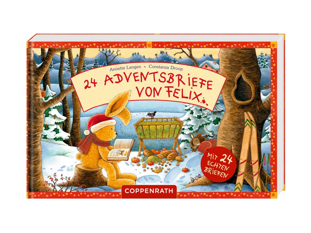 COPPENRATH Carnet de lettres 21x 14.5cm 64630 24 lettres l'Avent de Félix (9783649646303)