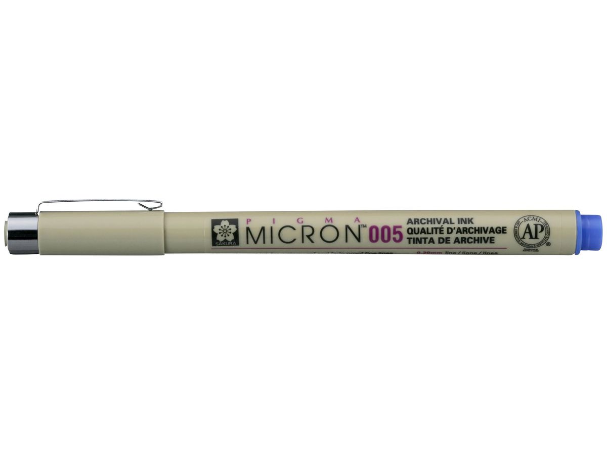 SAKURA Fineliner Pigma Micron 0,2mm XSDK00536 bleu (0084511318427)