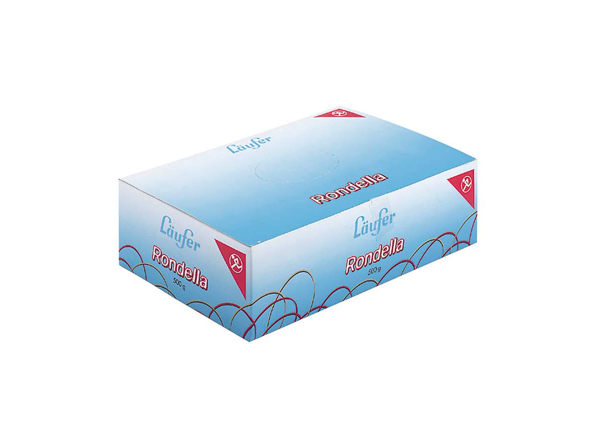 LÄUFER Rondella Elastici Nr.10 50542 rosso, 65mmx1,4mm 500g (4006677505424)