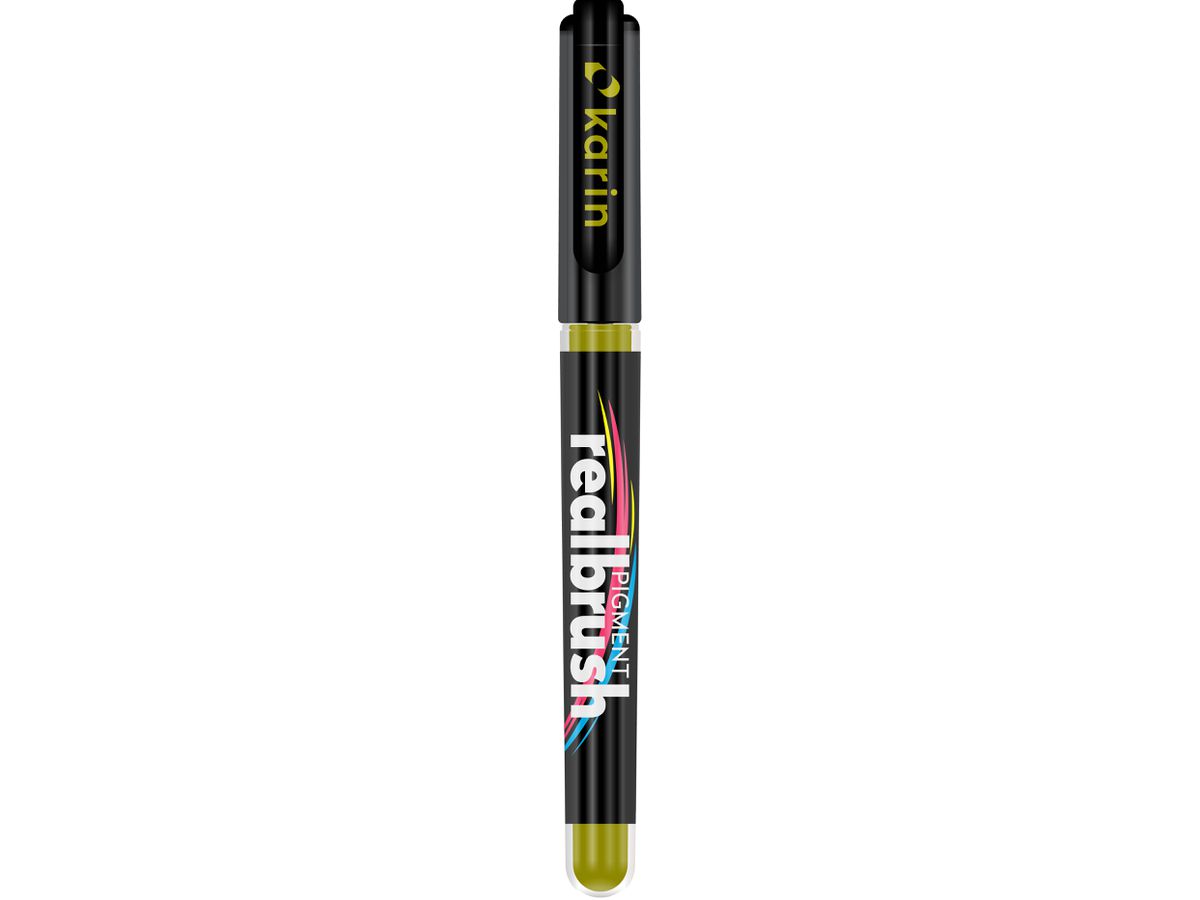 KARIN Real Brush Pen 0.4mm 33Z397 Pigment, lime (5904446032319)