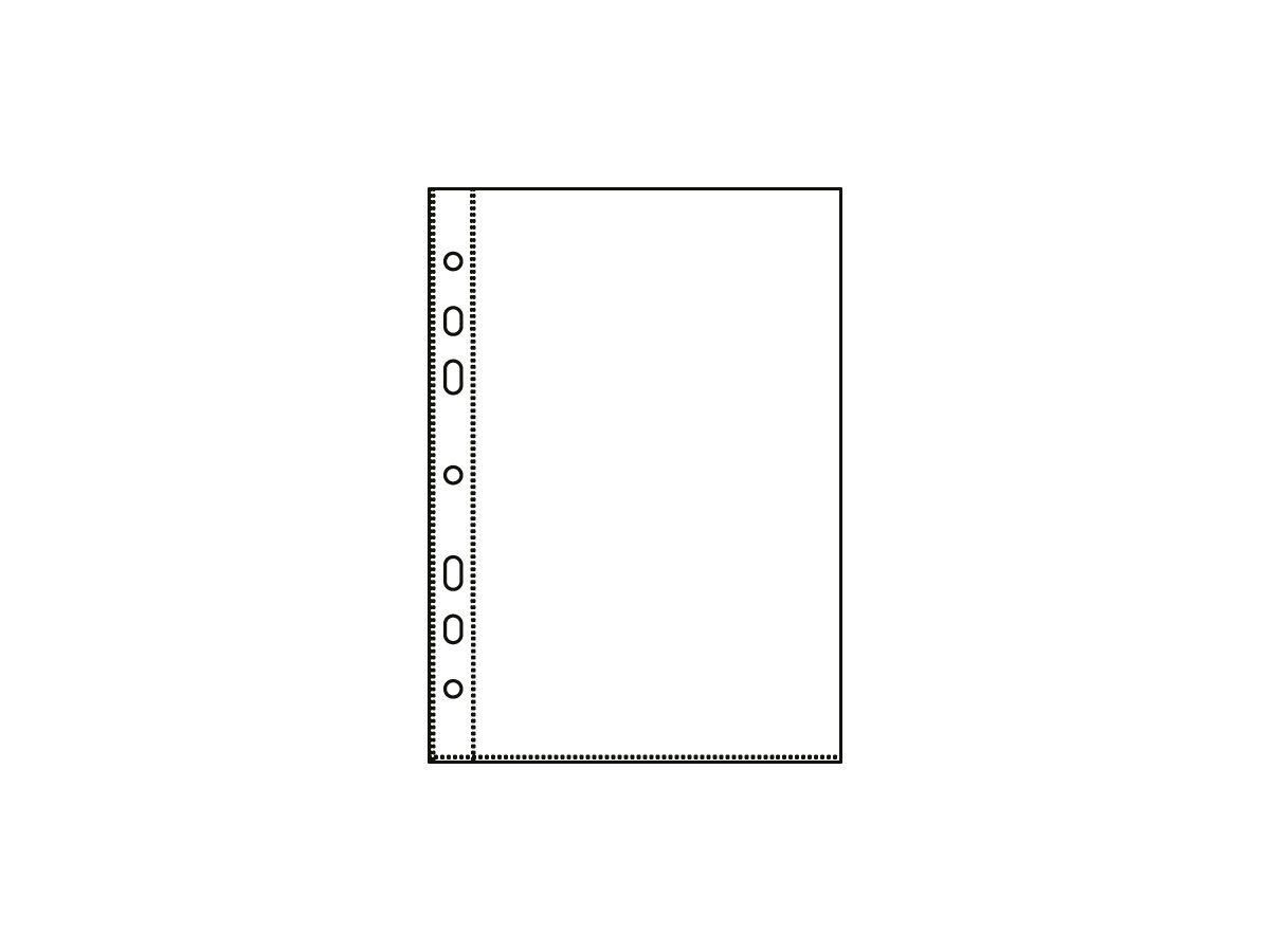 BIELLA Buste per portalistini PP A5 47251003U trasparente, liscio 10 pz. (7611365432370)