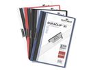 DURABLE Classeur à pince DURACLIP 30 220007 pour 30 feuilles A4 bleu foncé (4005546210346)