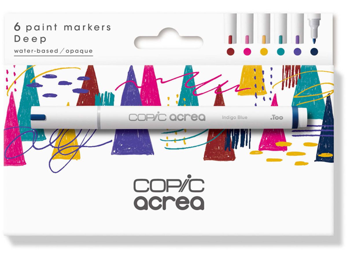 COPIC Marker acrea Set Deep 20077603 6 Farben (4511338064689)