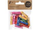 I AM CREATIVE Clips en bois 1301.18 colorés, 35x8mm, 20 pcs. (7611983193738)