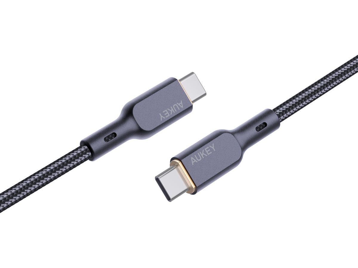 AUKEY Cable USB-C-to-C,Kevlar Core CB-KCC102 1.8m,Nylon Braided,100W,Bl. (0689323785322)