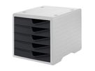 STYRO Styroswingbox 275-8430.182 grau/anthrazit 5 Schubladen (7612176088800)