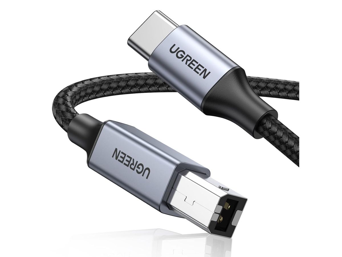 UGREEN Printer Cab. USB-C-USB-B 2.0 80808 3m,Black,BB (6957303888085)